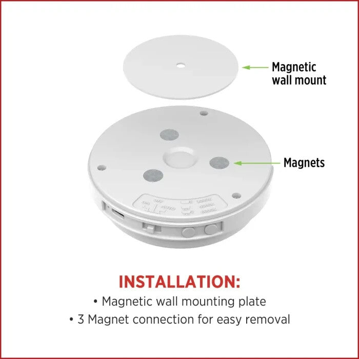 2 x Motion Activated Portable Stairway Under Cabinet Night Lighting Recharable