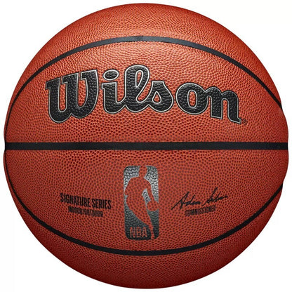 Wilson NBA Official Signature Series Indoor/Outdoor Basketball Size 7 with Pump