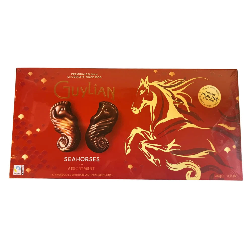 Guylian Premium Belgian Praline Hazelnuts Chocolate Seahorses Assortment 333g