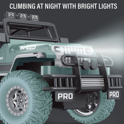 MGRC RTR 1/18 Scale 2.4G RWD RC Off-Road Car 2WD High Speed w/ LED Lights, Alloy