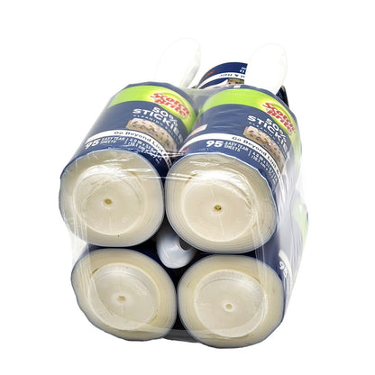 10x 3M Scotch Brite Lint & Hair Fluff Dust Remover Cleaning Roller 95 Tear Sheet