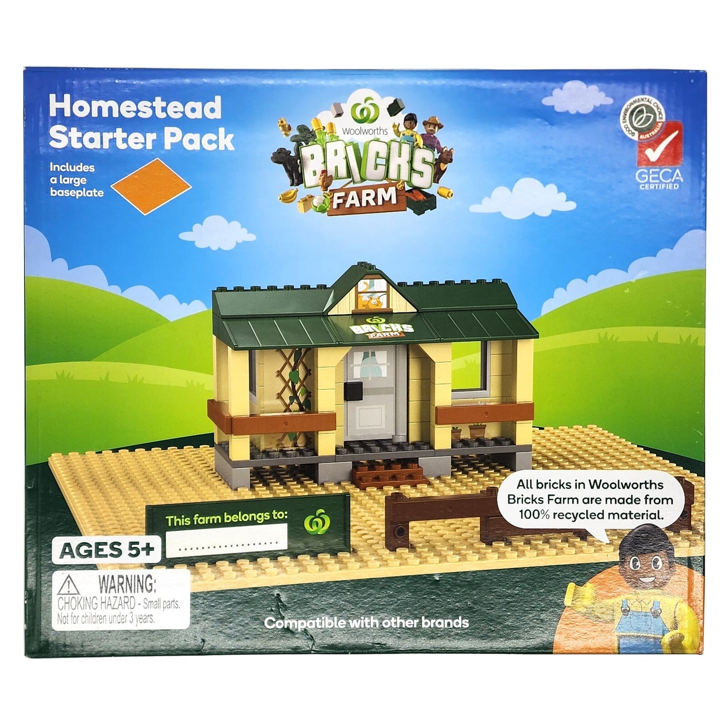 Woolworths Bricks Farm Homestead Starter Pack - Limited Edition Building Set