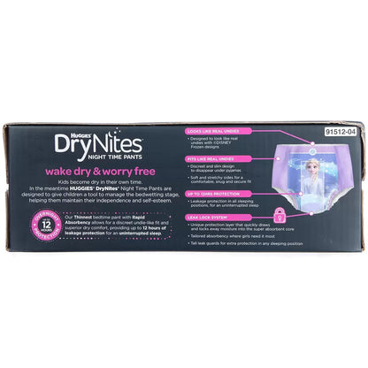 Huggies DryNites Night Time Pants 4-7 Years, 54 (2 x 27) Pants, Boys or Girls