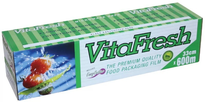 Vitafresh The Premium Quality Food packaging Cling Film BPA Free 33cm x 600M