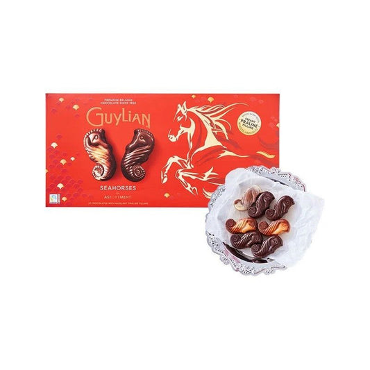 Guylian Premium Belgian Praline Hazelnuts Chocolate Seahorses Assortment 333g