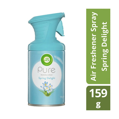 Air Wick Air Aerosol Freshener Spring Delight Fragrance Neutralise Odour 159g