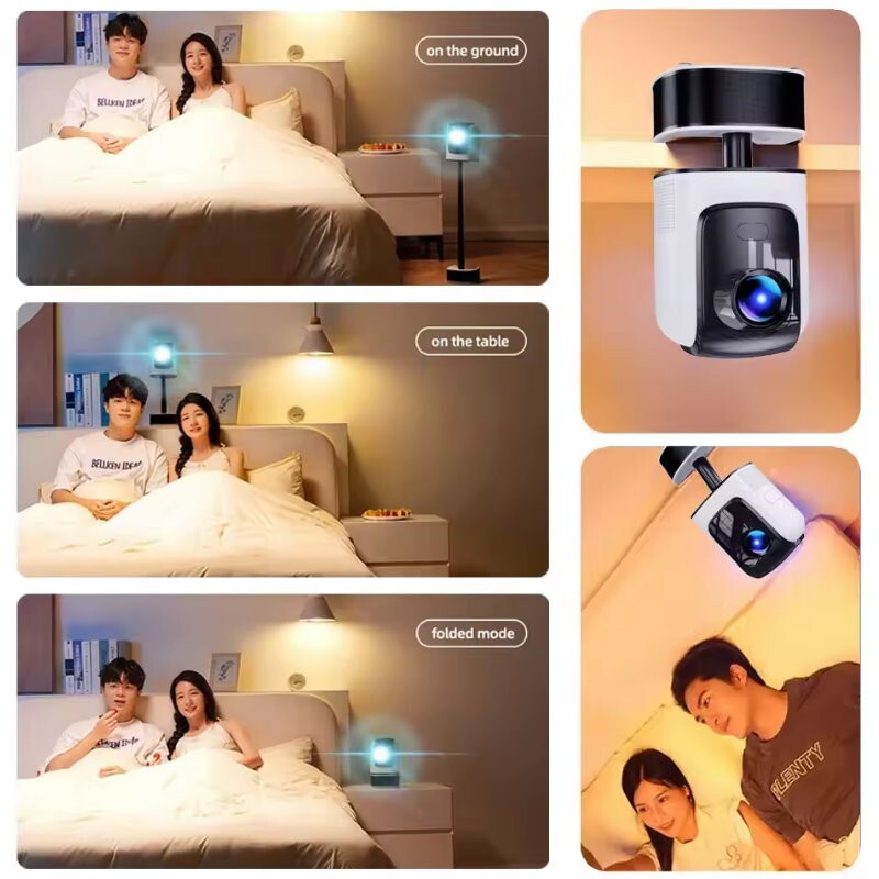 Topleo HY360 3-in-1 1080p 4K Portable Home Theater WiFi Projector HiFi Speaker