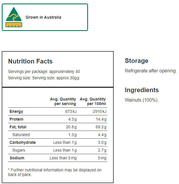 Premium Kirkland Signature Australian Grown Walnuts 1.36kg Kids Healthy Snack