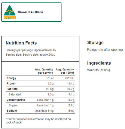 Premium Kirkland Signature Australian Grown Walnuts 1.36kg Kids Healthy Snack