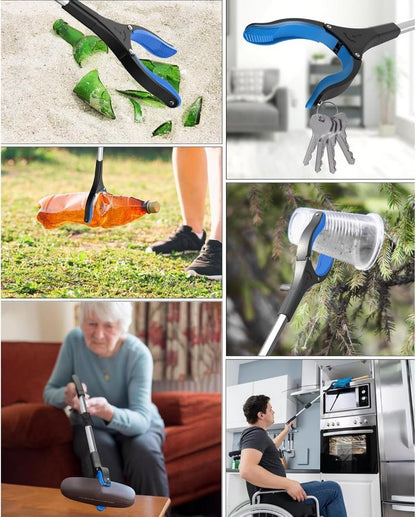 BirdRock Grabber Reacher Tool w/ 90° Rotating Jaw & Magnet for Elderly, Mobility