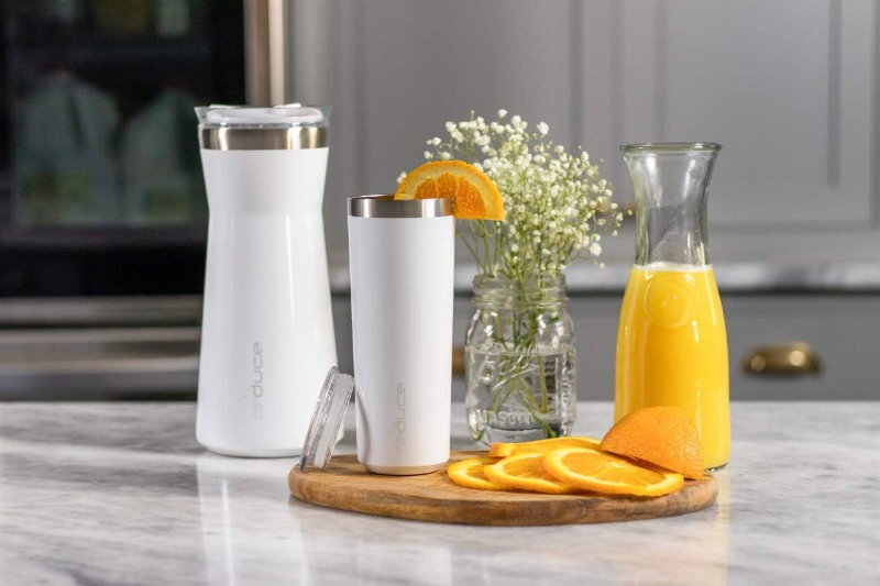 Reduce 1L BPA Free Vacuum Insulated Drink Party Pitcher 30 Hr With Leakproof Lid
