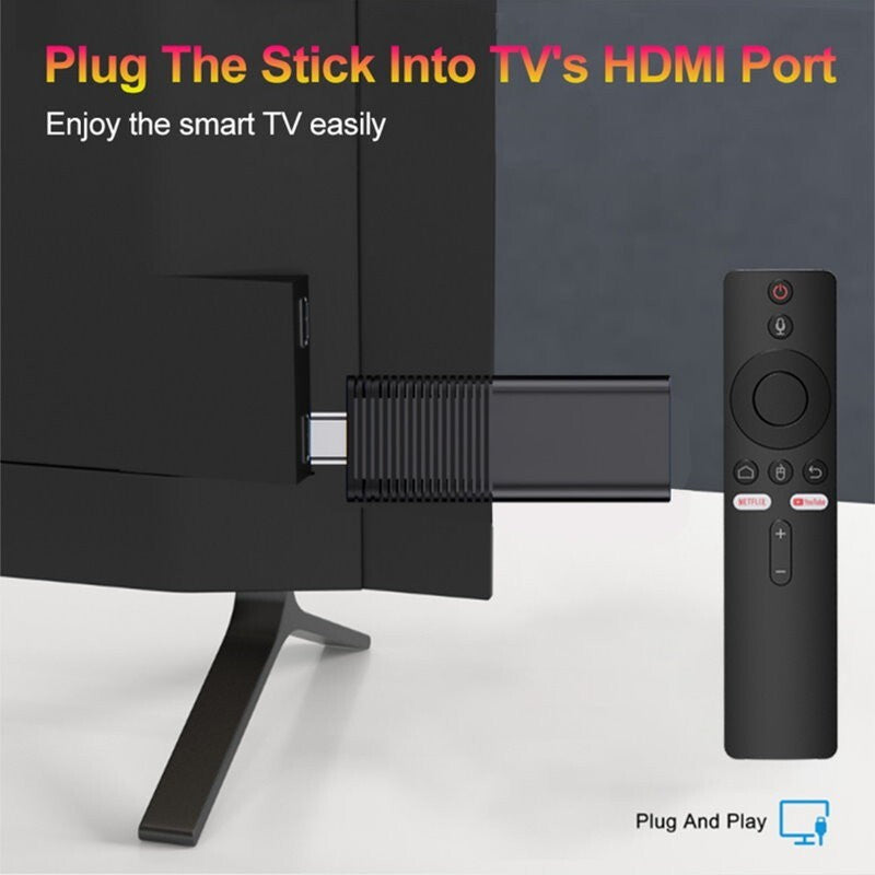 Topleo I96-D9 Dual Band WiFi 4K HDR Google TV Stick Box Dongle Netflix Youtube