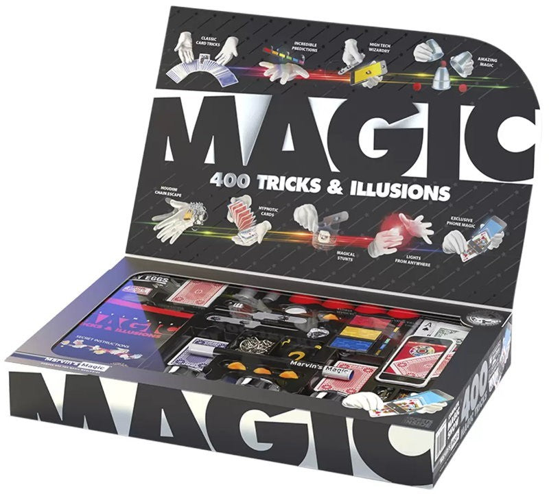 Marvin's Magic Ultimate Magic Box with 400 Tricks And Illusions Kit - Express