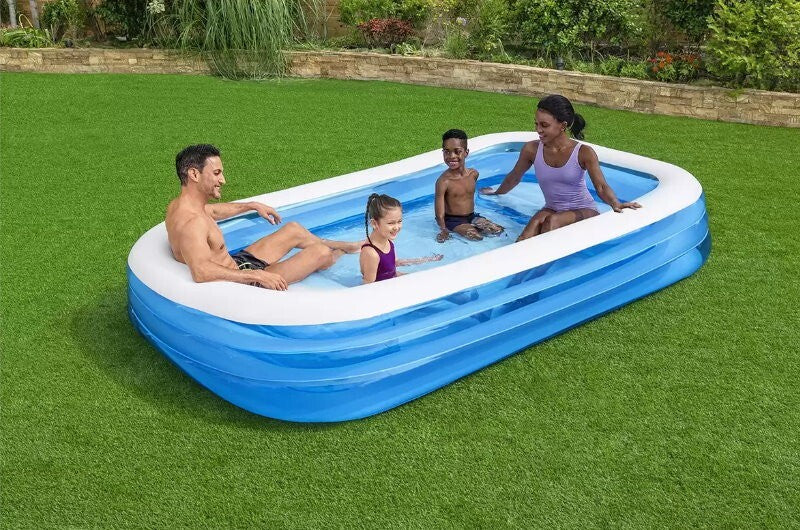 H2OGO Rectangular Inflatable Family Swimming Pool 1161 Litre 3m x 1.8m x 56cm