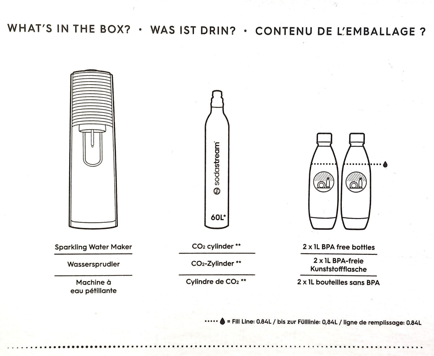 Sodastream Terra Sparkling Water Drink Maker Mega Pack Soda Stream Machine 2x1L