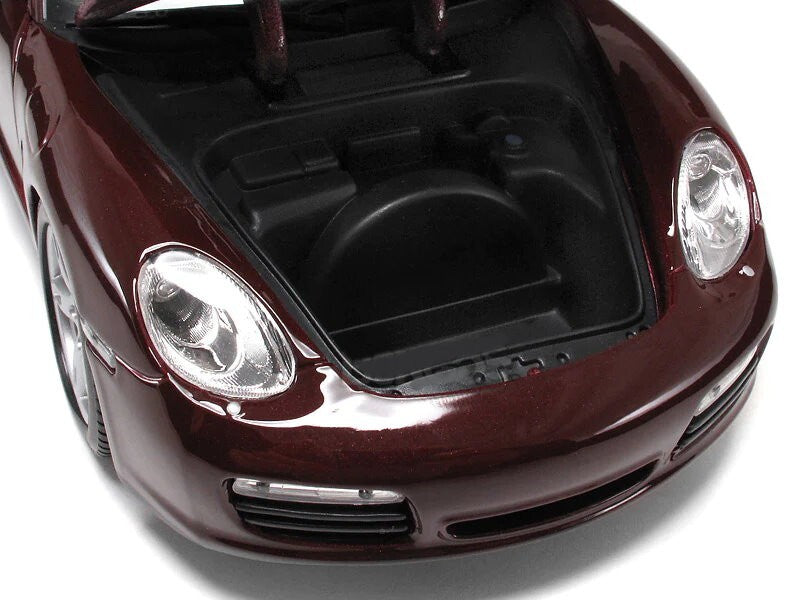 Maisto 1:18 Scale Special Edition Porsche Boxster S Die Cast Car Set Maroon