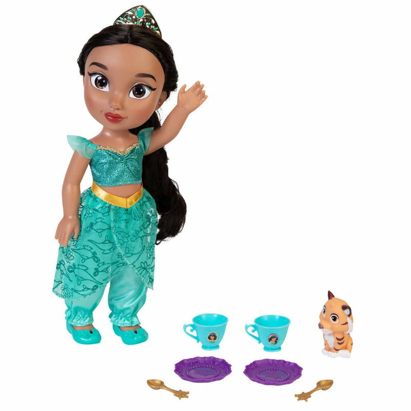 Disney Princess Doll Tea Time w/ Friend - Doll, Outfit, Tea Cups, Plates, Spoons