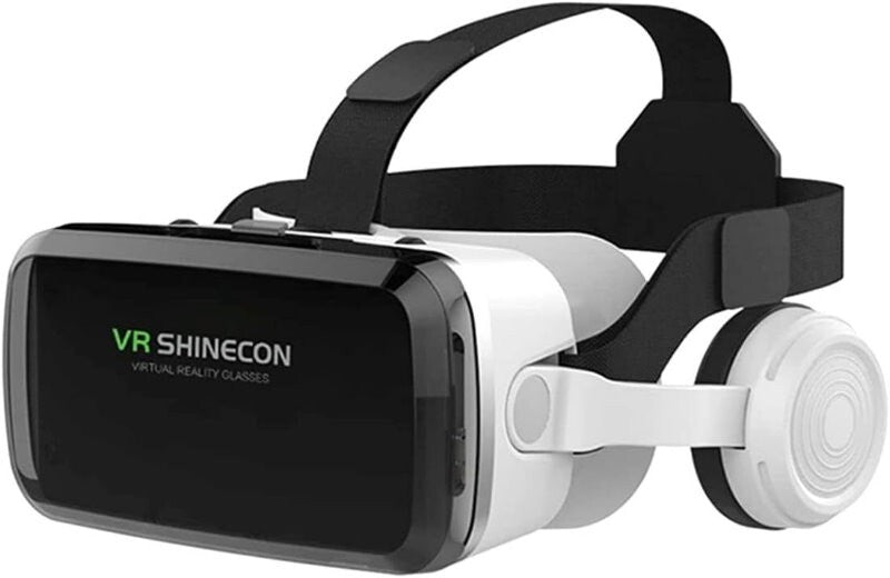VR SHINCON 8.0 Bluetooth 3D VR Glasses Headsets w/ Controller - iOS & Android