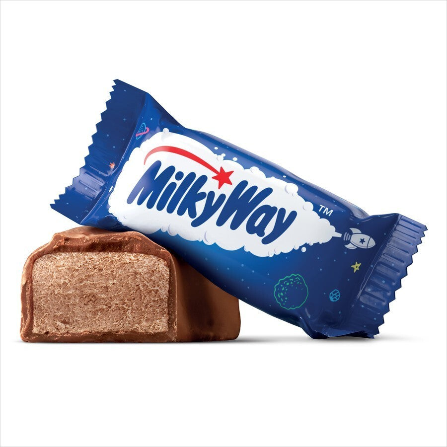 Mars Milky Way Milk 24 x 45g Chocolate Bar Nougat Kids Break Office Snack Treats