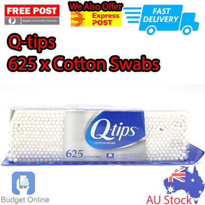 Q tips 625 Cotton Swabs Cleaning Tips Pure Cotton First Aid Baby Care Clean Dust