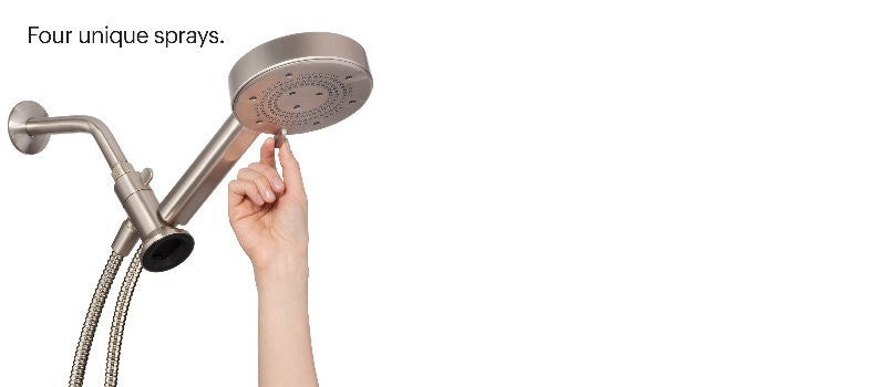 Brondell Nebia Merritt 5-Setting Magnetic Shower Head with Handheld Spray Combo