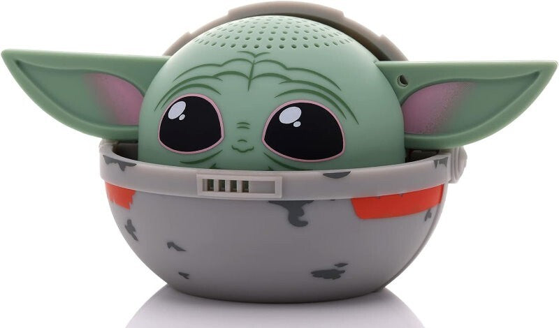 Bitty Boomers Star Wars: The Mandalorian Big Grogu in Pram 8" Bluetooth Speaker