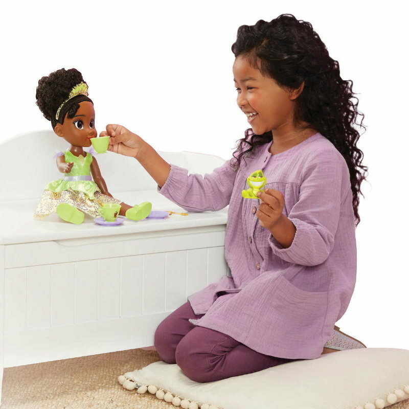 Disney Princess Doll Tea Time w/ Friend - Doll, Outfit, Tea Cups, Plates, Spoons