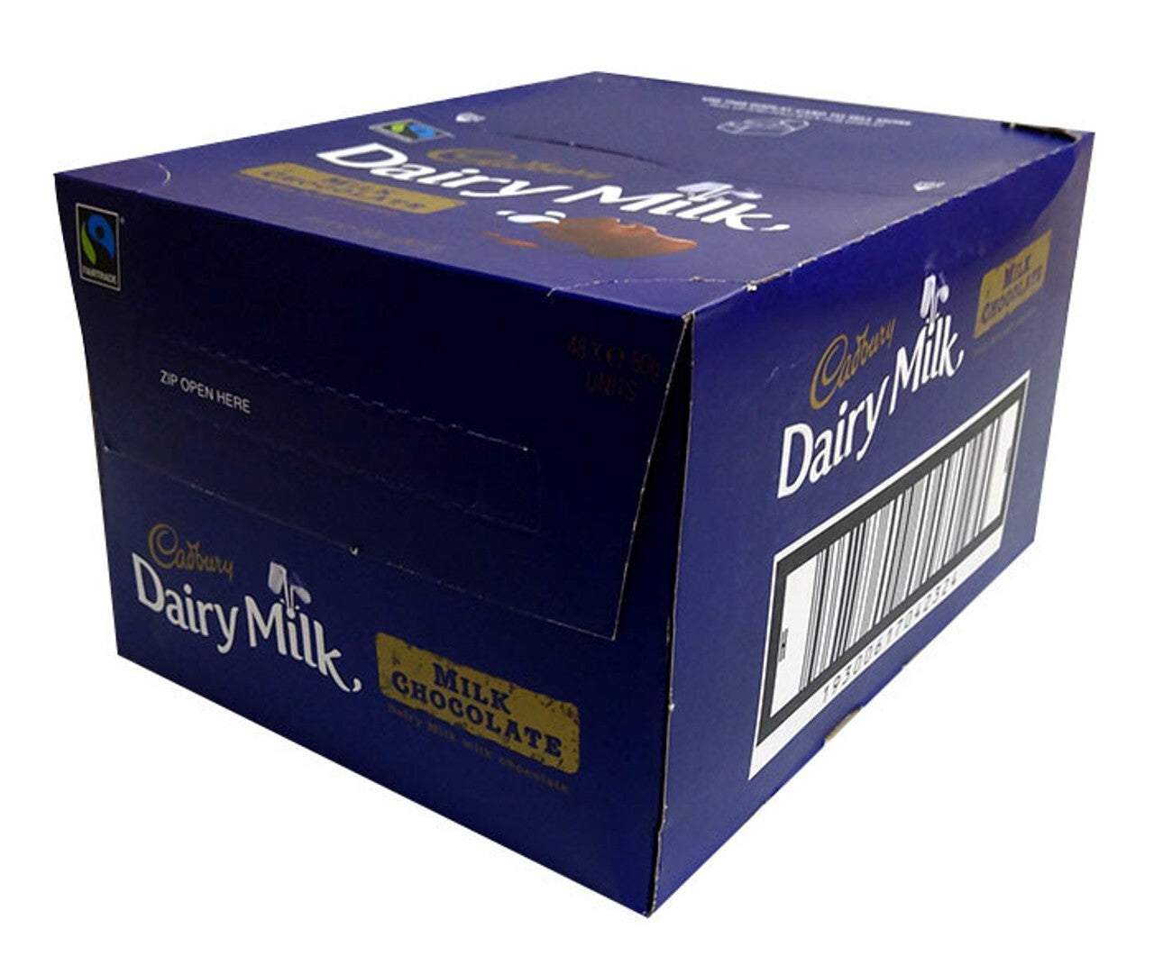 48x 50g Cadbury Full Cream Cocoa Dairy Milk Chocolate Candy Bar Kids Sweet Treat