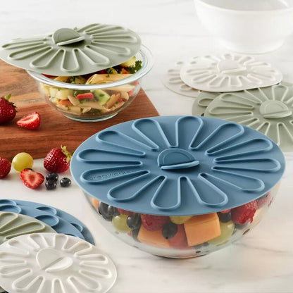 Prepworks 10-Piece Multifunction Silicone Lids Set Reusable Covers Food Grade