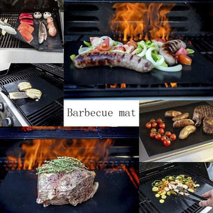 MIU 6-Pack PRO Non-Stick Reusable BBQ Grill Mats - Non-Toxic PFOA & BPA FRE