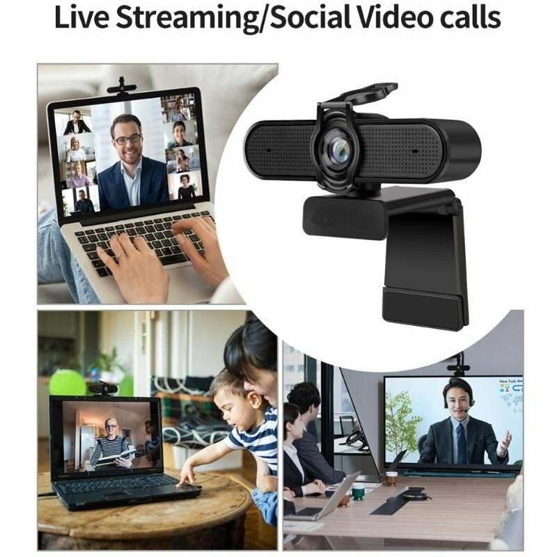 Pro Stream Webcam Internet WEB Camera 1440P or 1080P or 720P , Plug and Play