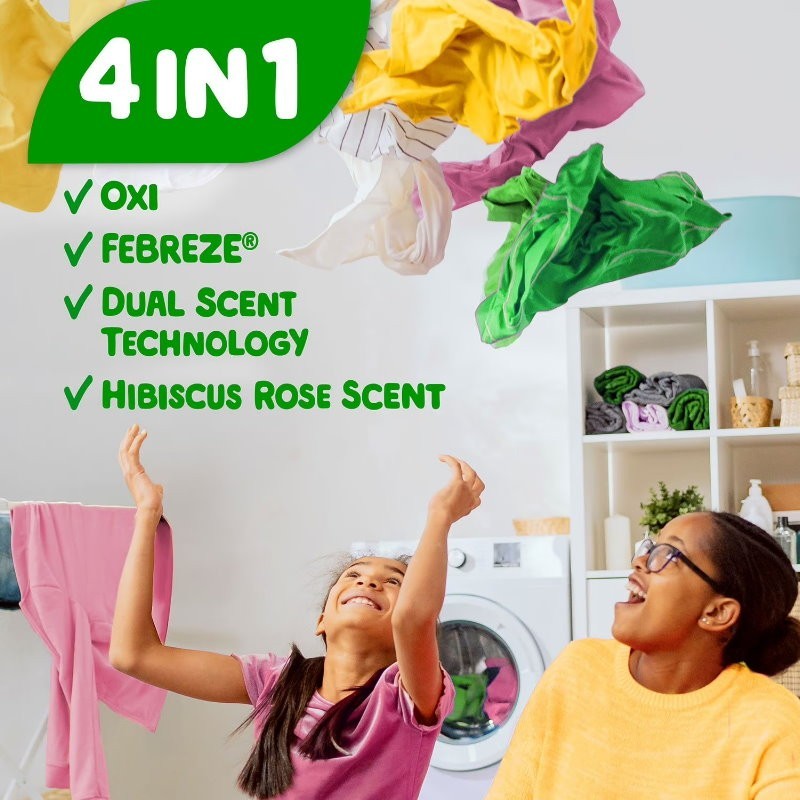 Gain 108-Pacs 4-in-1 Flings Tango Twist Laundry Detergent Pacs - Rose + Hibiscus