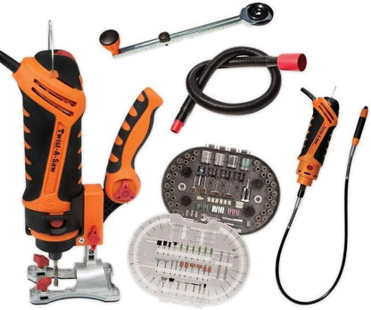 The Renovator 287pc Twist-a-Saw 550W Multi-Purpose Deluxe Power Tool Kit