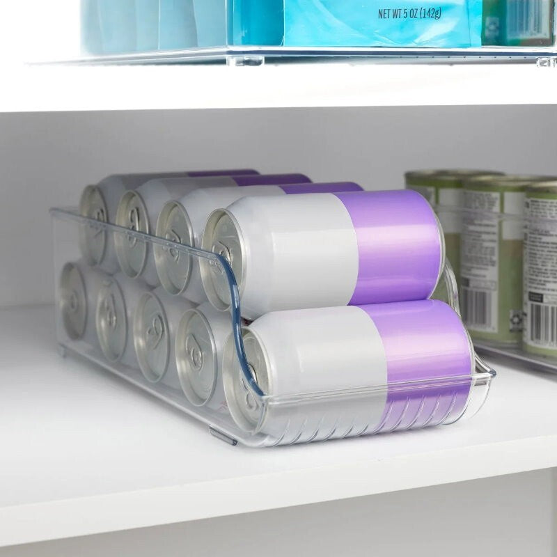 iDesign 4-Piece Kitchen Fridge Organiser Storage Bins Set BPA-free, Visibility