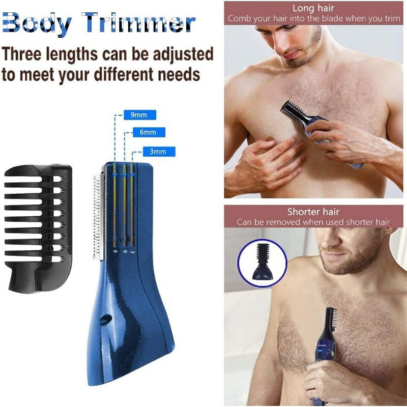 MARSKE 5-in-1 Professional Rechargeable Hair Clipper Multi Grooming Kit