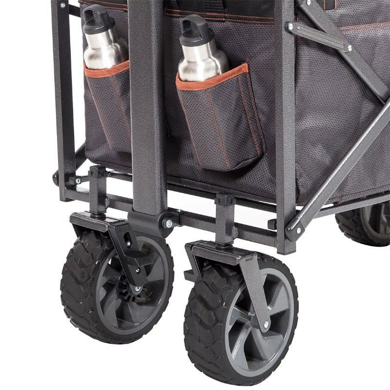 MacSports XXL Heavy Duty Collapsible Outdoor Push Pull Folding Wagon All Terrain