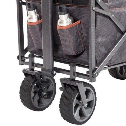 MacSports XXL Heavy Duty Collapsible Outdoor Push Pull Folding Wagon All Terrain