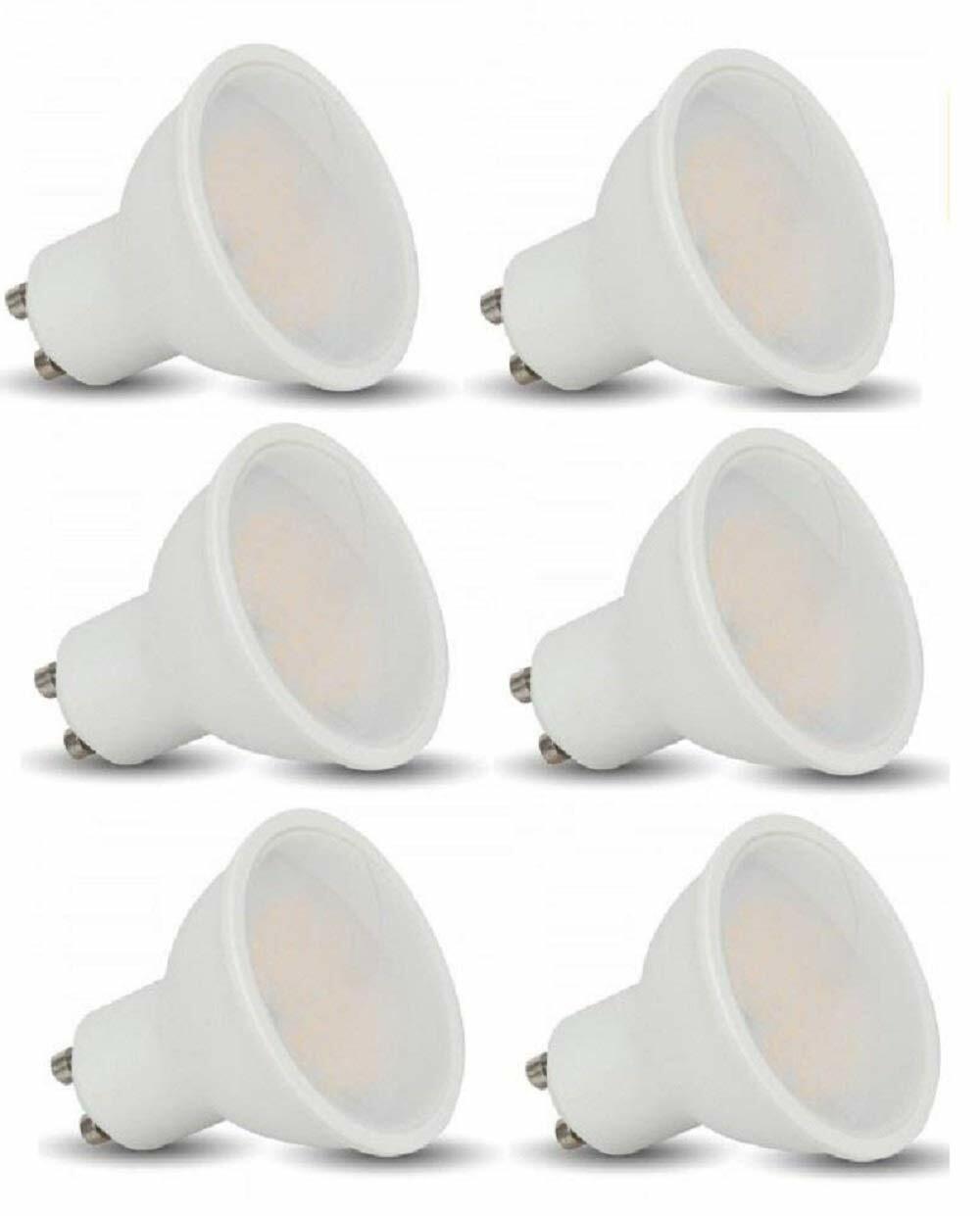 6-Pack V-TAC GU10 WiFi LED SMART Spotlight RGB 5.5Watt -Alexa & Google Assistant