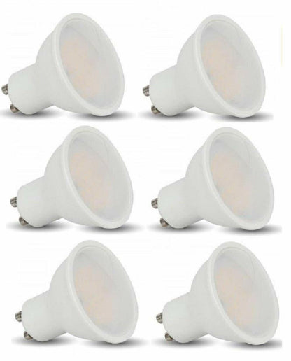6-Pack V-TAC GU10 WiFi LED SMART Spotlight RGB 5.5Watt -Alexa & Google Assistant