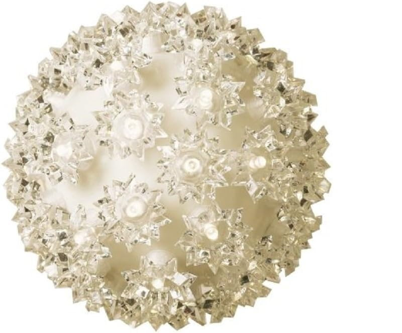 GE 3-Pack 5.5 inch StayBright Random Sparkle LED Spheres Christmas String Light
