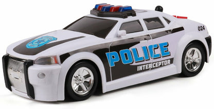 Mighty Fleet Motorised Vehicle Garbage Truck Police Car Fire Engine Helicopter
