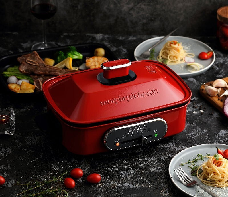 Morphy Richards 2.5L 1400W Electric Slow Cooker/Grill/Steam Multifunction Pot