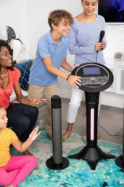 Carnaval The Singing Machine Complete Karaoke Two Mics Disco Lights Rechargeable