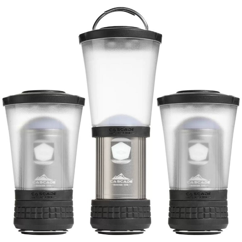 Cascade Mountain Tech 3-Pack Camping IPX4 Water-Resistant Compact LED Lantern