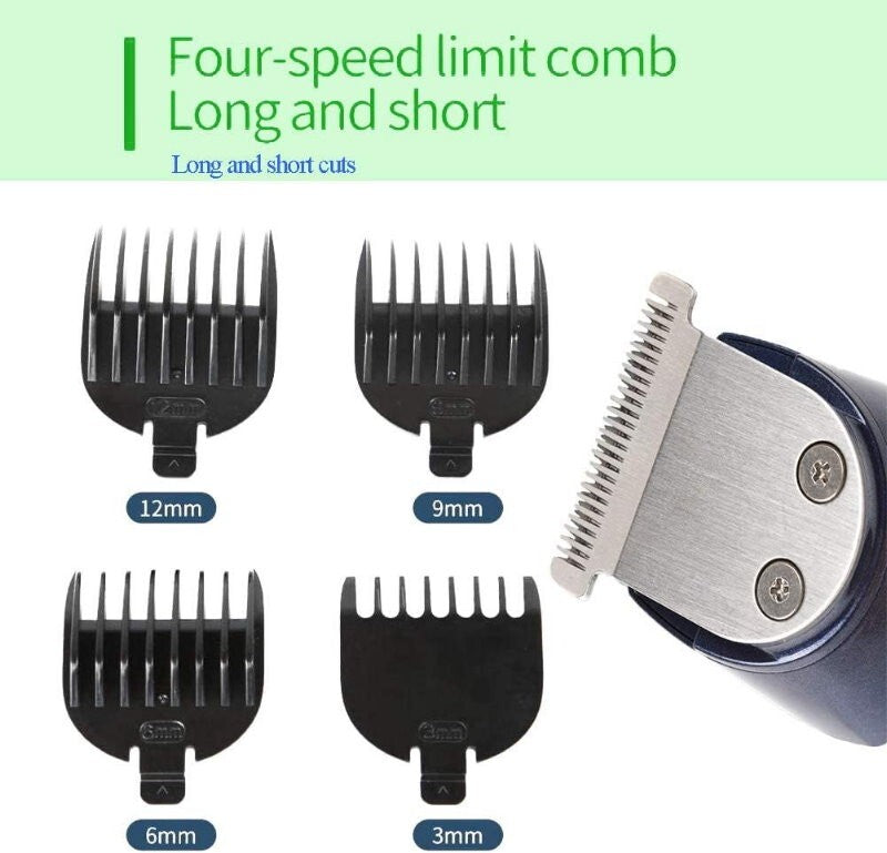 MARSKE 5-in-1 Professional Rechargeable Hair Clipper Multi Grooming Kit