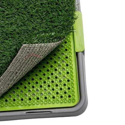 Silver Paw XL Potty Patch Dog Potty Reusable Training Toilet Grass Pee Pad Potty