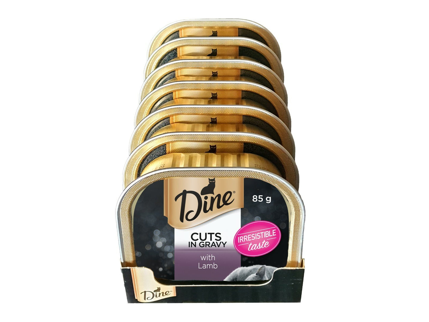 28x85g Dine Premium Wet Cat Food Tuna Mornay & Cheese Gravy Lamb Australia Made