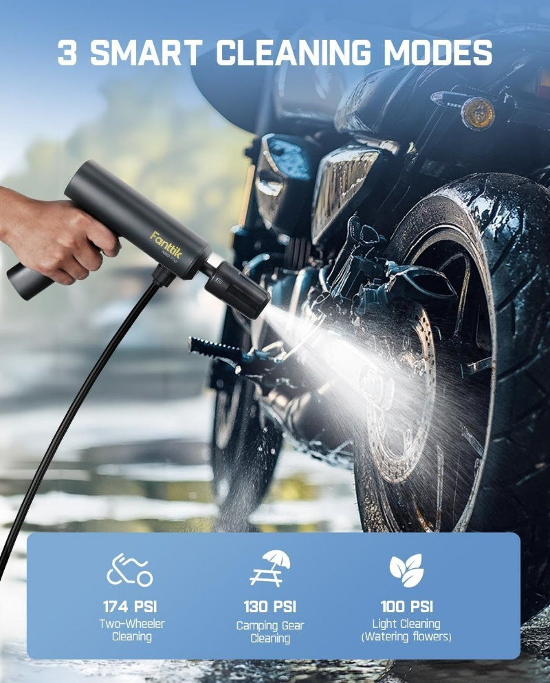 Fanttik K100 Flip Foldable Portable Cordless Electric Pressure Washer Gun
