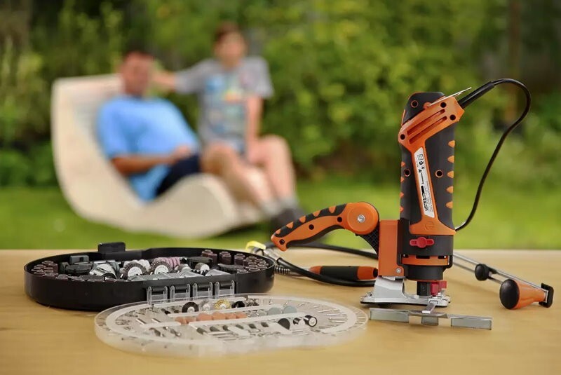 The Renovator 287pc Twist-a-Saw 550W Multi-Purpose Deluxe Power Tool Kit
