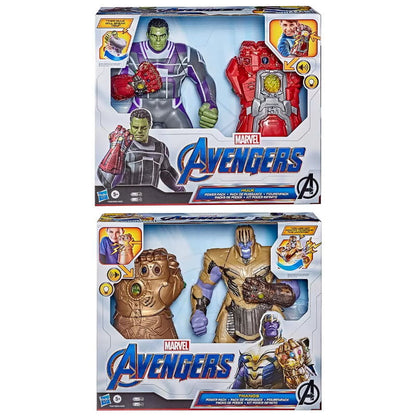 Marvel Avengers Hulk / Thanos Power Pack with Electronic Gauntlet Punch Action